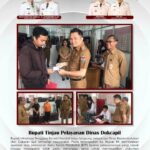 Bupati Ronald Kandoli Tinjau Disdukcapil Dan Minta Permudah Layanan Administrasi Kependudukan