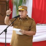 Bupati Minahasa Robby Dondokambey Pimpin Apel Kerja Perdana 