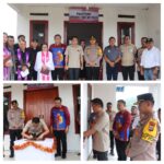 Kapolres Mitra AKBP Handoko Sanjaya, S.I.K., M.Han Bersama Bupati dan Wakil Bupati Mitra dalam Peresmian Pastori KGPM Sidang Bukit Sion Moreah