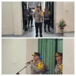 Kapolres Mitra AKBP Handoko Sanjaya, S.I.K., M.Han Selaku Kasatgas Ops Ketupat Samrat 2025 Polres Mitra pimpin langsung Apel Siaga Pengamanan Malam Takbiran di Kabupaten Mitra