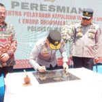 Kunjungi Polresta Manado, Kapolda Resmikan Gedung SPKT dan Berikan Pembekalan Motivasi Kerja kepada Personel