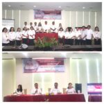 Wakili Bupati Mitra Ronald Kandoli, Wabup Fredy Tuda Membuka Kegiatan Coaching Clinic