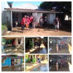 Pemerintah Desa Buku Tenggara Gotong Royong Bersihkan Lumpur Pasca Banjir