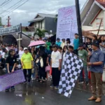 Wakil Bupati Fredy Tuda Lepas Lomba Pawai Paskah Jemaat GMIM Sion Sentrum Tombatu