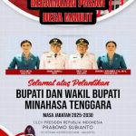 Jajaran Pemerintah Desa Maulit Ucapkan Selamat Atas Dilantiknya RK-FT di Istana Presiden