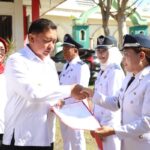 Wakil Bupati Mitra Fredy Tuda Lantik Penjabat Hukum Tua Desa Buku Utara Kecamatan Belang