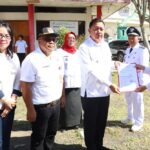 Wakil Bupati Mitra Fredy Tuda Lantik Penjabat Hukum Tua Desa Buku Tenggara  Kecamatan Belang