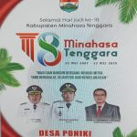 Ucapkan Selamat HUT Mitra ke-18, Pemerintah Desa Poniki Kecamatan Pasan Apresiasi Kepemimpinan Bupati Dan Wakil Bupati 