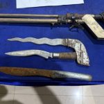 Polisi Temukan “Bengkel Pembuat Sajam” di Bitung, Sejumlah Barang Bukti Disita