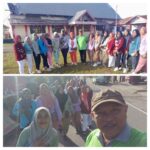 Sambut HUT Mitra ke-18, Pemdes Molompar Timur Ikuti Jalan Sehat bersama Pemerintah Kecamatan Belang