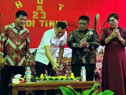 Bupati Ronald Kandoli Hadiri HUT ke-23 Desa Wioi Timur, Janjikan Perbaikan Infrastruktur dan Internet Cepat