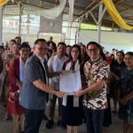Bupati Minut Joune Ganda Hadiri Pelantikan Panitia Perkemahan CERIA Guru Sekolah Minggu KPA Sinode GMIM 2025