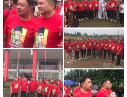 Peringati Bulan Bung Karno, Bupati Dan Wakil Bupati Minahasa Tenggara  Ikuti Fun Walk di Manado