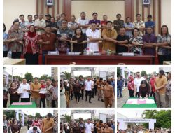 Bupati Mitra Ronald Kandoli,Ketua DPRD Sophia Antou dan Forkopimda Damaikan Konflik 2 Desa di Belang
