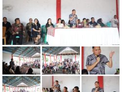Bupati Mitra Ajak Warga Yang Ada Di Desa Molompar Raya Jaga Keamanan dan Kerukunan Pasca Pertikaian