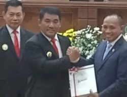 Rapat Paripurna DPRD Sulut, Wakil Ketua BPK-RI Budi Prijono Serahkan LHP Atas LKPD T.A 2024 Dengan Opini WTP