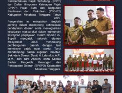 Bupati Ronald Kandoli Sebut Dengan Taat Bayar Pajak, Kita Mendukung Pembangunan Di Daerah