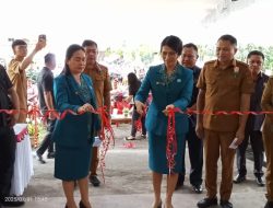 Bupati Ronald Kandoli dan Wakil Bupati Fredy Tuda Hadiri Peresmian Gedung Serbaguna Kecamatan Touluaan Selatan