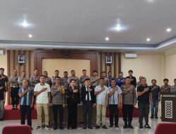 Polres Mitra Terima Kunjungan Tim Universitas Bhayangkara Surabaya