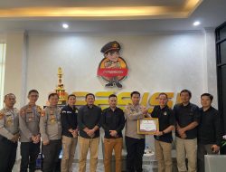 Polres Mitra Menerima Kunjungan Kehormatan Dari KPU Minahasa Tenggara