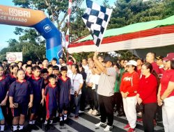 Lapangan Dr. Sam Ratulangi Tondano Dibanjiri Ratusan Peserta Jalan Sehat