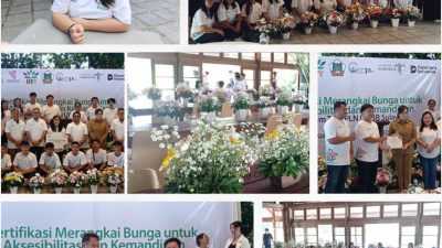 GenPI Sulut Gelar Sertifikasi Merangkai Bunga untuk Difabel, Siap Mengukir Karir di TIFF 2025