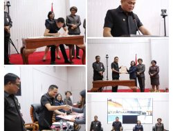 Bupati Ronald Kandoli Hadiri Rapat Paripurna DPRD Mitra
