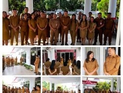 Bupati Minahasa Tenggara Ronald Kandoli Lakukan Inspeksi Mendadak di Beberapa Kantor SKPD