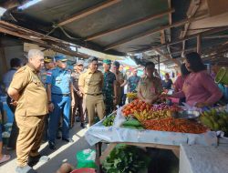 Harga Pangan Naik, Bupati Sangihe bersama Forkopimda gelar Operasi Pasar