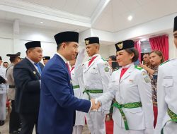 Bupati Sangihe Kukuhkan 30 Anggota Paskibraka