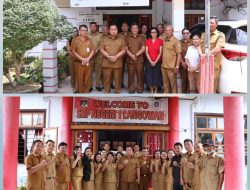 Bupati Minahasa Robby lakukan Kunker di kecamatan Kawangkoan Barat dan SMP Negeri 1 Langoan