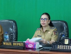 Wabup Vanda Mengikuti Rakor Secara Virtual Yang di Gelar Kementerian Dalam Negeri 