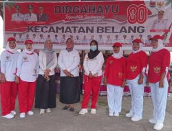 Meriahkan HUT RI Ke 80 Tahun 2025, Tim Line Dance Desa Buku Tenggara Tampil Memukau