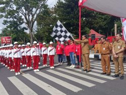 Pemkab Minahasa Gelar Lomba Gerak Jalan Tingkat SD/SMP Meriahkan HUT RI ke -80