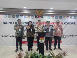 Bupati Ikut Rakor Bersama KPK Memantapkan Langka Antikorupsi dan Dengan Pengawasan Ketat Inspektorat