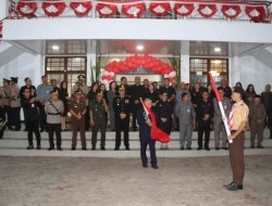 Peringati HUT RI ke 80, Pemkab Minahasa Gelar Upacara Taptu dan Pawai Obor