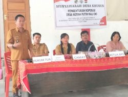 Desa Kali Oki Gelar Musdesus Bentuk Koperasi Merah Putih