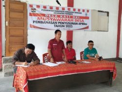Pemerintah Desa Kali Oki Sukses Gelar Musyawarah Desa Pra Pelaksanaan APBDes Tahun 2025