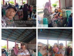 Pemerintah Desa Molompar Timur Rutin Laksanakan Posyandu