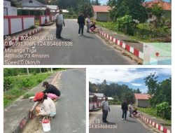 Sambut Hut Ke 80 Kemerdekaan RI, Pemdes Minanga Tiga Terus  Mempercantik Desa