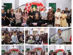 Bupati Mitra Ronald Kandoli Hadiri Ibadah Syukur HUT Ke 170 Jemaat Sion GMIM Wioy
