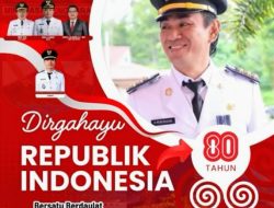 Camat Tombatu Timur Rommy Mewengkang mengucapkan Selamat HUT ke-80 Kemerdekaan Indonesia, Dirgahayu NKRI