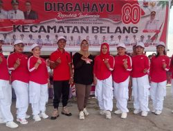 Sambut HUT RI Ke 80,Tim Line Dance PKK Desa Buku Selatan Tampil Memukau 