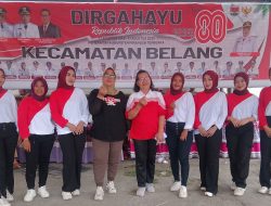 Sambut HUT RI Ke 80 Tahun 2025, PKK Desa Buku  Tampil Mantap Di Lomba Line Dance