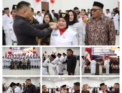 Bupati Ronald Kandoli Kukuhkan Paskibraka Tahun 2025