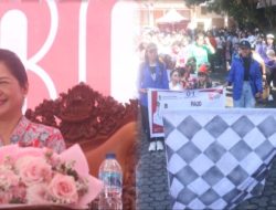 Bunda Paud Tomohon Lepas Pawai Bocah Meriahkan HUT Kemerdekaan RI ke-80