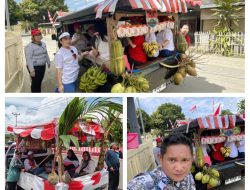 Pemerintah Desa Buku Tengah Meriahkan Pawai Pembangunan HUT RI ke-80