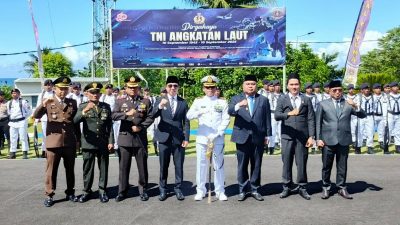 HUT ke-80 TNI Angkatan Laut, Lanal Tahuna Perkuat Komitmen Jaga Laut Nusantara