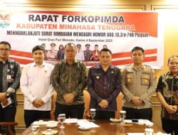 Bupati Ronald Kandoli Tegaskan Antisipasi Hoaks dan Provokasi di Rapat Forkopimda