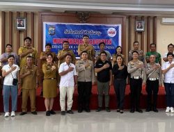 Kapolres Mitra AKBP Handoko Sanjaya Nahkodai PBVSI Kabupaten Mitra